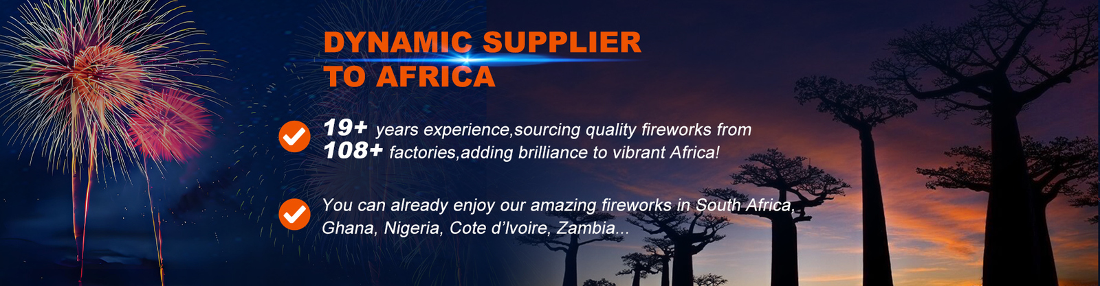 Fogos de artifício do bolo do consumidor