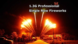 Liuyang Factory 1.3G Professional 12 tiros de fogos de artifício de fileira única pirotecnia