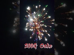 Exportação chinesa de alta qualidade 16 tiros 200g bolo fogos de artifício 1.4g Un0336 fogos de artifício