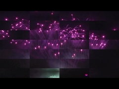 Liuyang Torta Mandarina pirotecnia 208 tiros Exposição Profissional Fogos de Artifício 1,3g