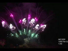 130 tiros pirotecnia profissional fogos de artifício AFSL certificado