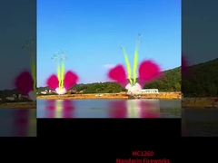 Fábrica chinesa Fogos de artifício de bolo de dia Fogos de artifício de fumaça colorida