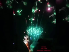 Fogos de artifício de bolo chinês ao ar livre pirotecnia de consumo multicolor