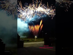100 fogos de artifício grandes chineses exteriores do bolo da pirotecnia do festival dos tiros