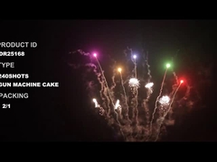 Liuyang Fogos de artifício pirotécnicos chineses personalizados ao ar livre 500G 240 tiros Fogos de artifício bolo