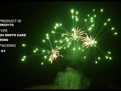 Mandarina Fogos de artifício de bolo de consumo Fogos de artifício 24 tiros 500g Para a festa