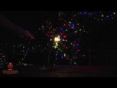 12 polegadas de neon assobiando fogos de artifício Sparkler colorido bolo fonte Sparkler com efeitos de ouro