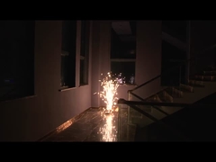 3m30s Silver Golden Stage Fonte Fogo de artifício pirotecnia de interior frio