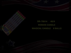 Liuyang Export 8 Ball Candela romana, 14kg Festival de bolas Logotipo personalizado