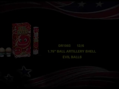 Mini Canister Artilharia Golos Fogos de Artifício 1,75 