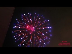 Fábrica chinesa 4 polegadas de visualização conchas Fogos de artifício 2 3 4 5 6 7 8 polegadas 1,3g pirotecnia profissional