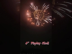 Comércio por grosso Mandarim Profissional 4 polegadas Conchas de exibição Fogos de artifício 1.3g pirotecnia