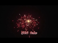 Fogos de artifício por atacado 1 Inch 1.2 Inch 139 Shots Outdoor Pyro Consumer Cake Fogos de artifício com marca CE