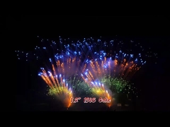 1.3g Fogos de artifício Fábrica Liuyang Exposição Profissional Fogos de artifício Bolo 1,2 polegadas 130 tiros Bolo Fogos de artifício