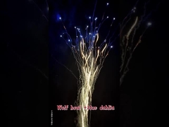 China Pirotécnica por atacado Ano Novo Lobo uivando e bolo de dália azul Fogos de artifício Fogos de artifício de Natal