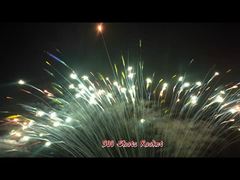 300 tiros Fogos de artifício de bolo personalizáveis Outdoor 1.3G Fogos de artifício diurno colorido profissional