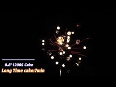 Fogos de artifício grandes de bateria de Ano Novo Chinês Liuang Mandarin 0,8 polegadas 1200 tiros Fogos de artifício enormes padrão