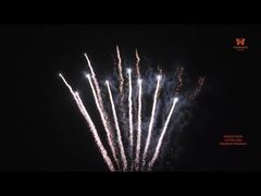 1.3g fogos de artifício profissionais personalizados de pirotecnia 0,8 polegadas 49 tiros em forma de Z bolo de fogos de artifício