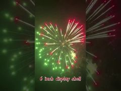Fábrica chinesa de 6 polegadas de exibição de conchas de papel de artilharia pirotécnica fogos de artifício