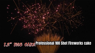 1,2 polegadas 100 tiros endurecem pirotecnia certificada profissional dos fogos de artifício 1.3G UN0335