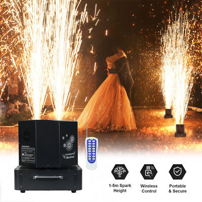 Liuyang 1300W 360 Rotation Dual Double Head Cold Sparkler Spinning Cold Spark Machine Spin Fireworks Stage Machine
