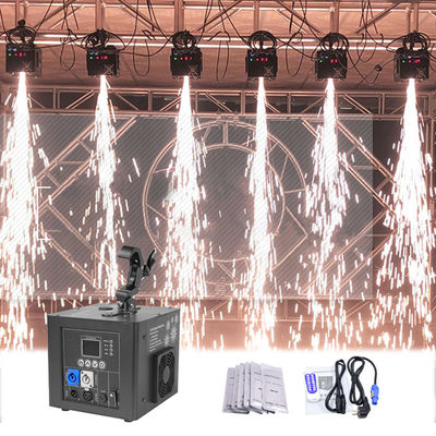 800W Waterfall Remote Inverted Cold Spark Machine for Stage Spark Fall Control Mode DMX512/Remote