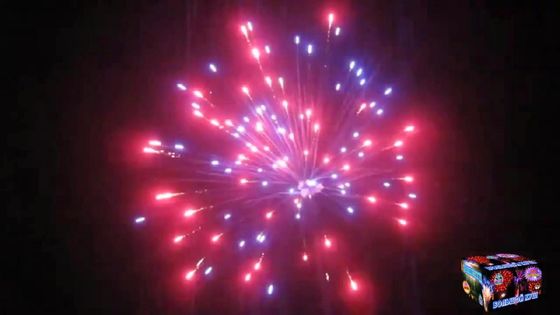 100 fogos de artifício pirotécnicos do bolo do consumidor dos tiros para a celebração 2023 do ano novo