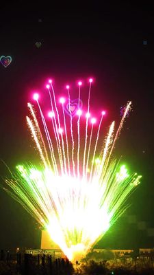 Pirotecnia chinesa 150 fogos de artifício profissionais dos tiros para a celebração do partido do ano novo