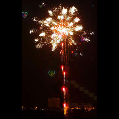 Os fogos de artifício da pirotecnia de Liuyang 196 dos fogos de artifício profissionais do bolo dos tiros efeitos especiais mostram