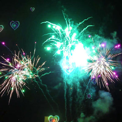 Celebração exterior profissional 1.3g do estádio dos tiros dos fogos de artifício 228 do bolo