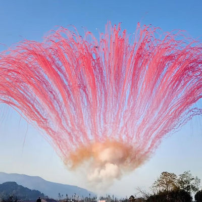 Fábrica Chinesa Grátis Fogos de artifício diurno para qualquer evento Celebração Bolo de fumaça colorido Fogos de artifício pirotecnia