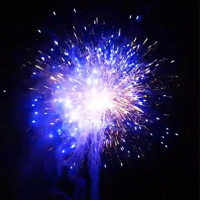 100 tiros Venda Quente Fogos de Artifício Bolo Fábrica Chinesa Portagem Pirotécnica Bolo Azul Fogos de Artifício Fogos de Artifício 2025