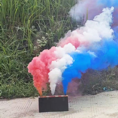 Fogo de cor chinês Fogos de artifício diurnos Fogo de três cores Flare de fumaça Bomba de cores para Fotografia de reuniões esportivas