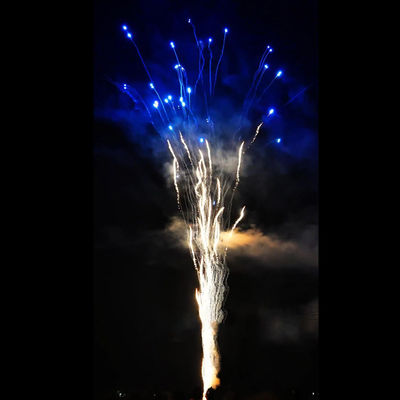 Fábrica Chinesa Atacado Personalizado Azul Fogos de Artifício Pirotecnia 100 Tiros 1.4G Fogos de Artifício Bolo Lobo Uivante para Festa