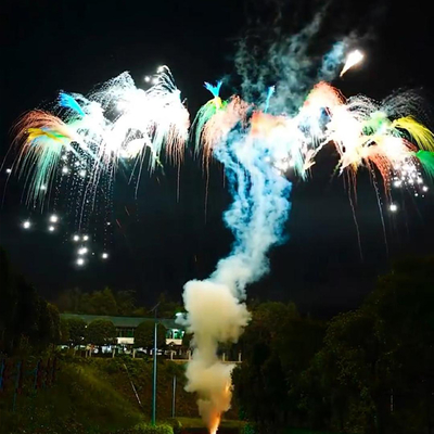 Bateria de fogos de artifício mandarim Liuyang, fogos de artifício de bolo diurnos, festa de casamento, festival, preço barato, fogos de artifício de fumaça, bolo pirotécnico