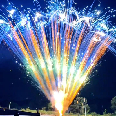 Atacado chinês de alta qualidade preço barato 1,4g fogos de artifício de bolo atacado festival ao ar livre fogos de artifício de bolo azul pirotecnia
