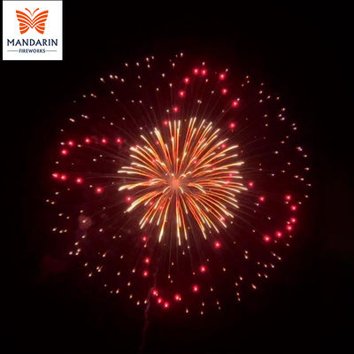Fogos de artifício Liuyang Mandarin 1.3G UN0335 Profissionais com efeitos personalizáveis para exibição ao ar livre, bombas de artilharia de morteiro de 8 polegadas