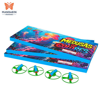 Fábrica Chinesa de Liuyang Atacado Sky Shot Fogos de Artifício de Medusa Coloridos Arco-Íris Fogos de Artifício Novidade Fogos de Artifício Skyshots Fogos de Artifício Pirotecnia