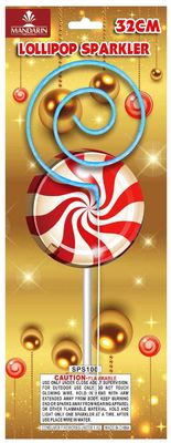 Chuveirinho de Lollypop do Açúcar-naco do pirulito, chuveirinhos sem fumaça internos das crianças/crianças