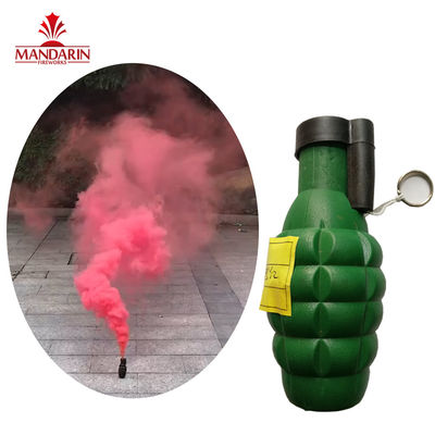 Dos fogos de artifício coloridos da bomba de fumo do OEM o laço de duas cores da tração da mudança personalizou