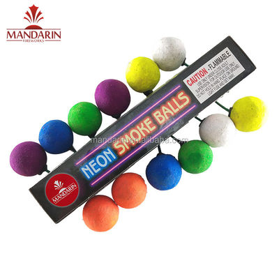 Wedding / Party Smoke Bomb Fireworks , Kids Pyrotechnics Color Smoke Balls