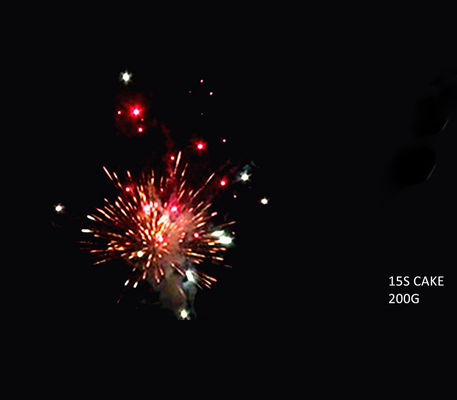 15 fogos de artifício do bolo dos tiros 200g de pirotécnico chinês de alta qualidade de Liuyang com efeitos especiais