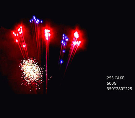 25 fogos de artifício clássicos exteriores pirotécnicos feitos sob encomenda do bolo do consumidor do ano novo dos tiros para a venda