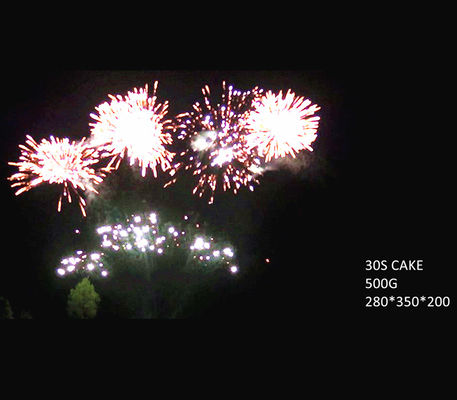 30 fogos de artifício em forma de leque 500G 25*30*200mm dos bolos dos tiros para a celebração