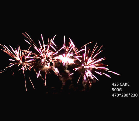 42 fogos de artifício do bolo do consumidor dos tiros do fornecedor profissional dos fogos de artifício de Liuyang dos trabalhos feitos sob encomenda do fogo