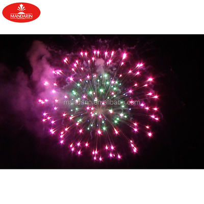A pirotecnia aérea do ano novo fogos de artifício de 3 polegadas indica escudos