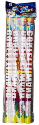 Canhão de papel 35cm dos confetes do partido do coração metálico para o aniversário
