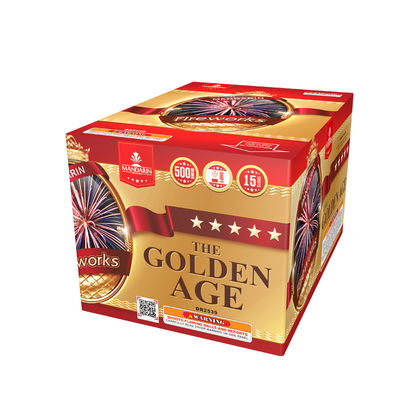 O hibiscus floresce fogos de artifício do bolo do consumidor 15 fogos de artifício dos tiros 500G 1.4g Un0336