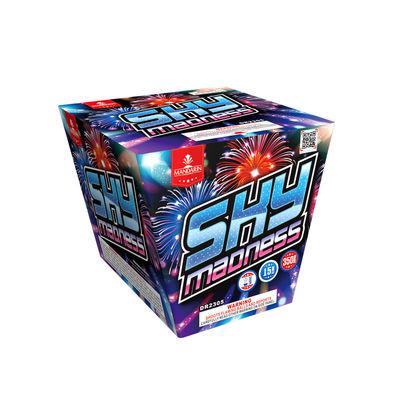 os fogos de artifício do bolo do consumidor da loucura do céu 350g 15 tiros saudam personalizado