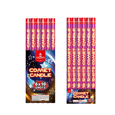 Pirotecnia 2021 do mandarino de Roman Candle Stick Fireworks do cometa de 10 tiros para o casamento